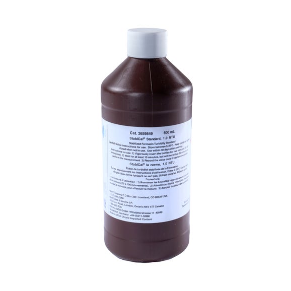 StablCal 안정화 포마진 탁도 표준 용액 , 20 NTU, 500mL