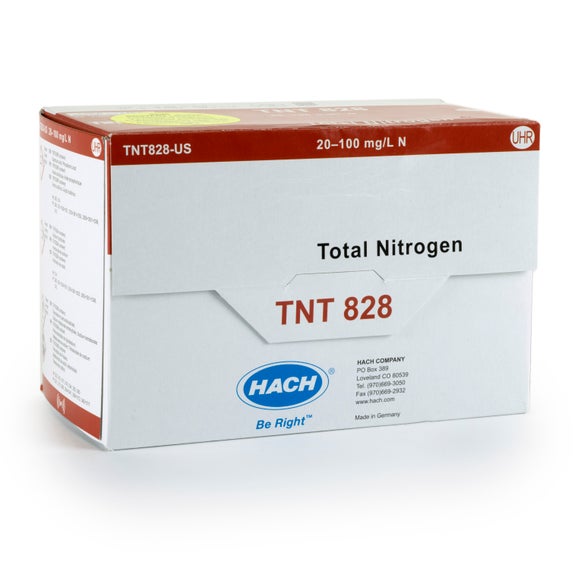 질소(총) TNTplus 바이알 테스트, 초고농도 (20-100 mg/L N), 25회 테스트 가능