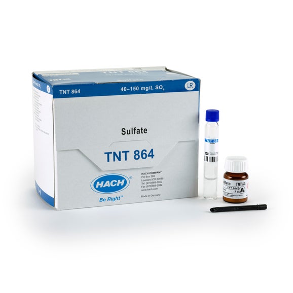 황산염 TNTplus 바이알 테스트, 저농도 (40-150 mg/L SO₄), 25회 테스트 가능
