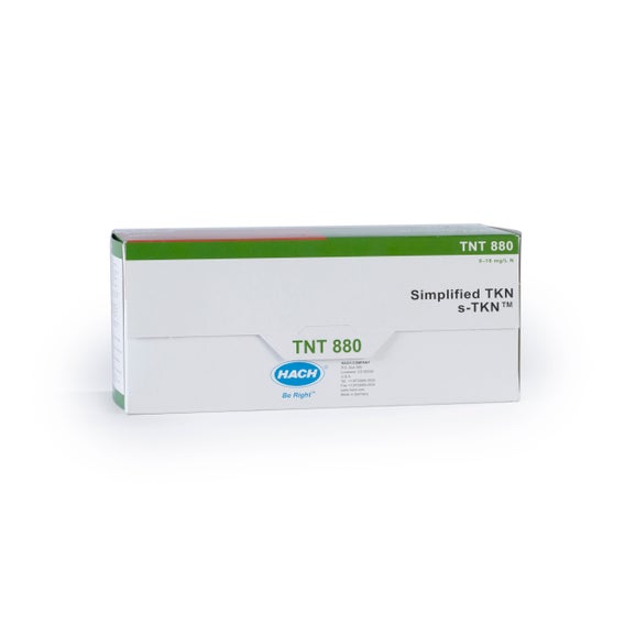간소화된 TKN(s-TKN) TNTplus 바이알 테스트(0-16 mg/L N), 25회 테스트 가능