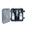 압력 조절기 설치 키트 및 총 염소용 시약이 포함된 CL17sc 비색 염소 분석기
